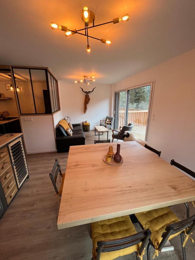 Appartement Aux Pieds Des Pistes De Ski Laveissiere Bagian luar foto