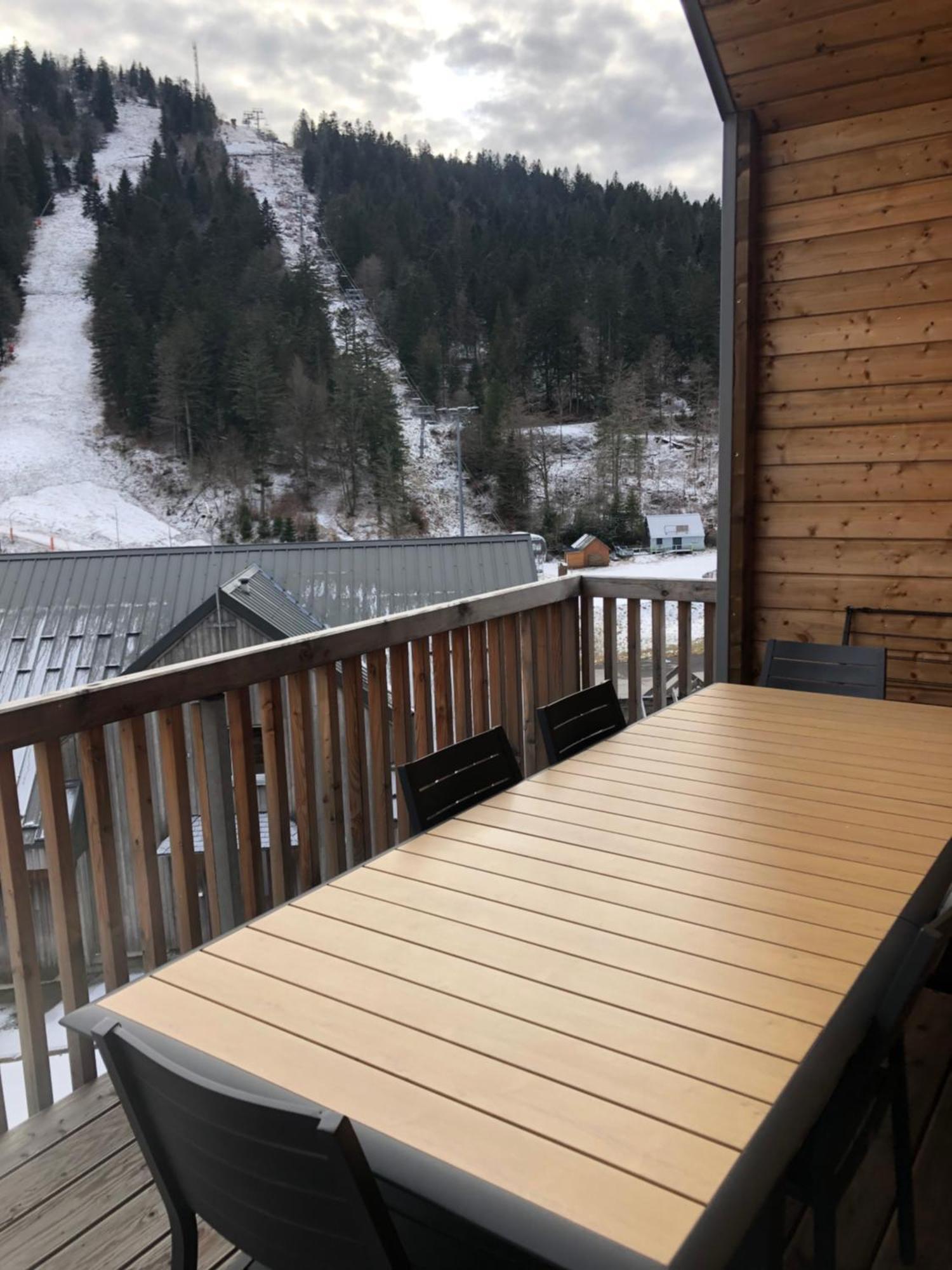 Appartement Aux Pieds Des Pistes De Ski Laveissiere Bagian luar foto