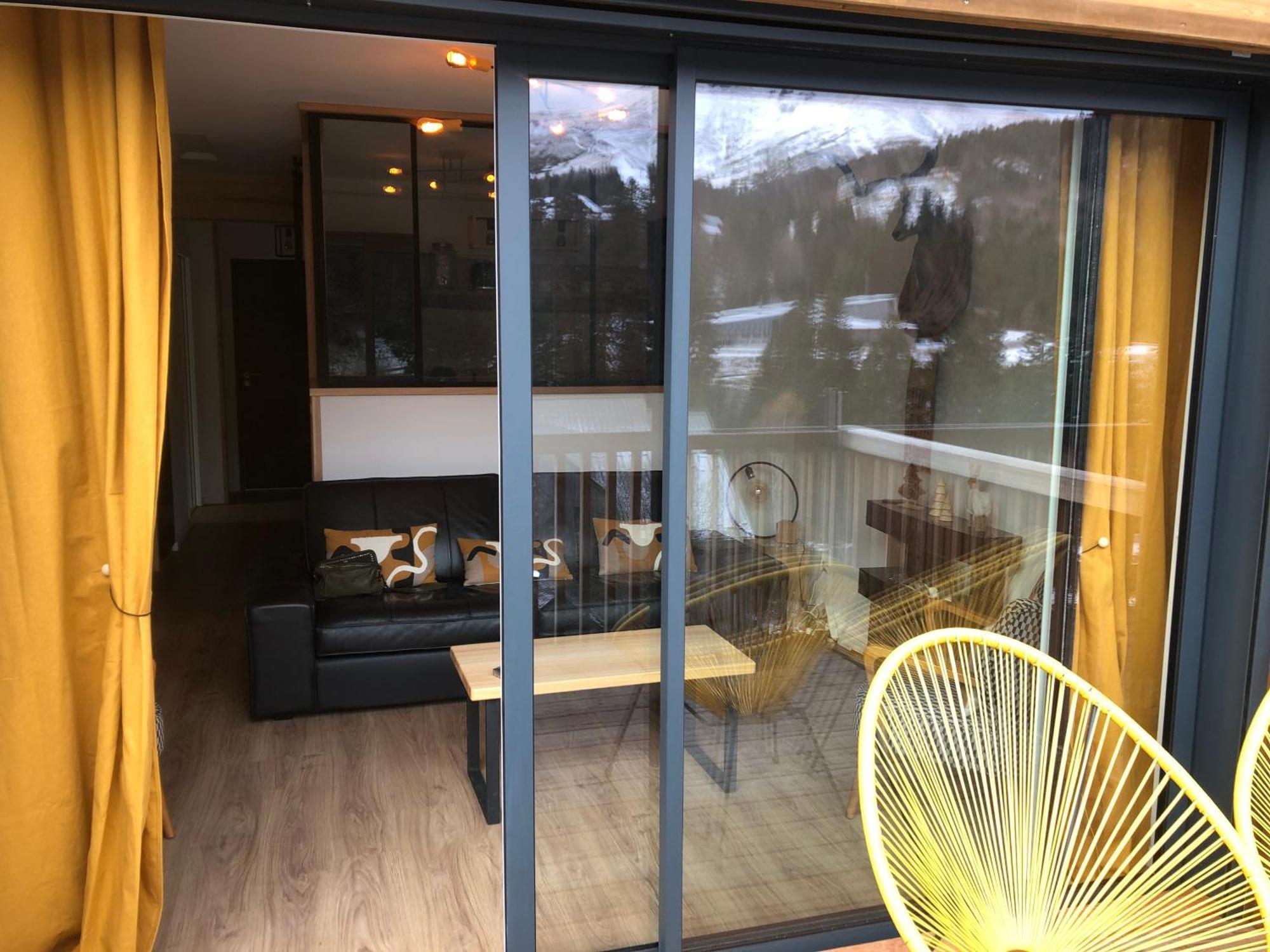 Appartement Aux Pieds Des Pistes De Ski Laveissiere Bagian luar foto